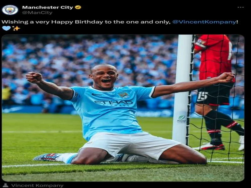 前队友：相信孔帕尼未来会执教曼城，他仍深爱着那里